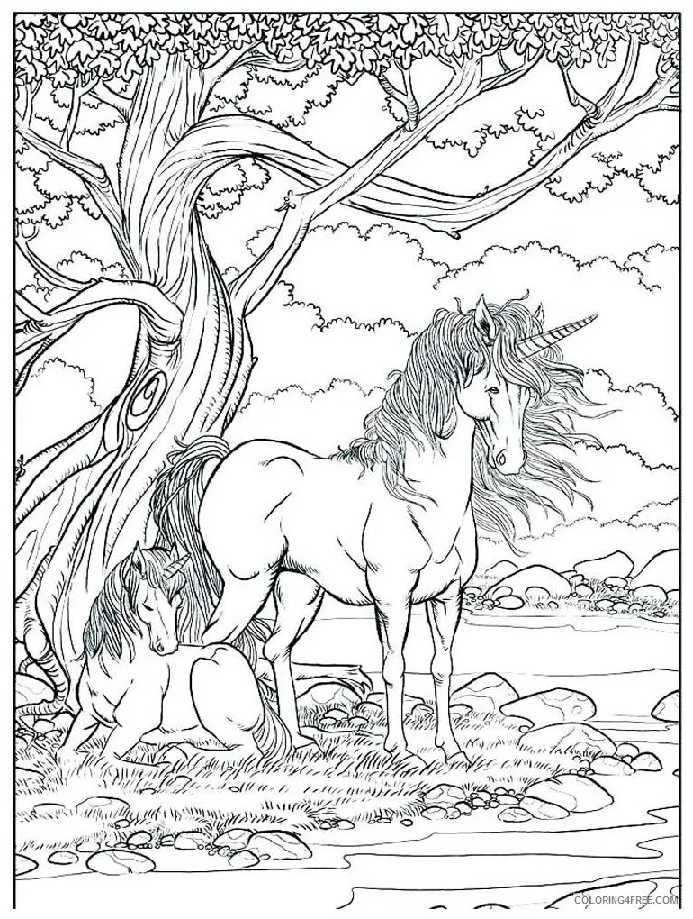 Unicorn dan Pokok Dewasa