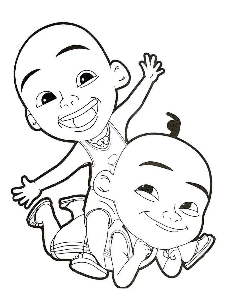 Gambar upin dan ipin
