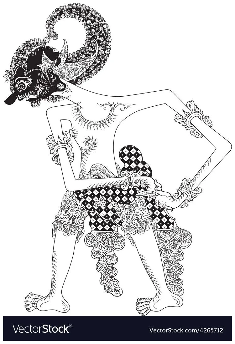 Mewarnai gambar wayang 55+ koleksi gambar