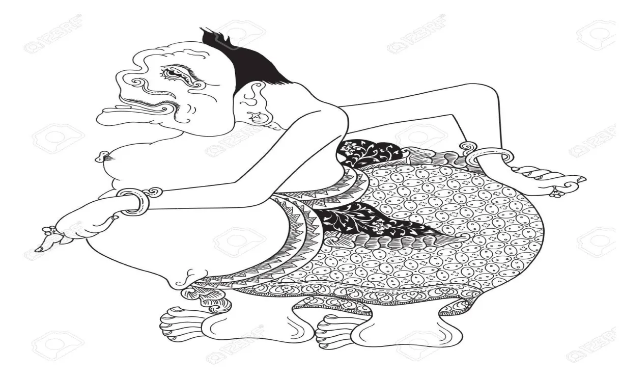 Mewarnai gambar wayang 55+ koleksi gambar