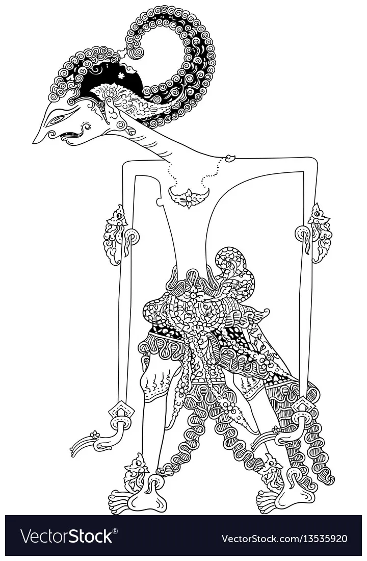 Gambar Wayang Mewarnai - 57+ Koleksi Gambar