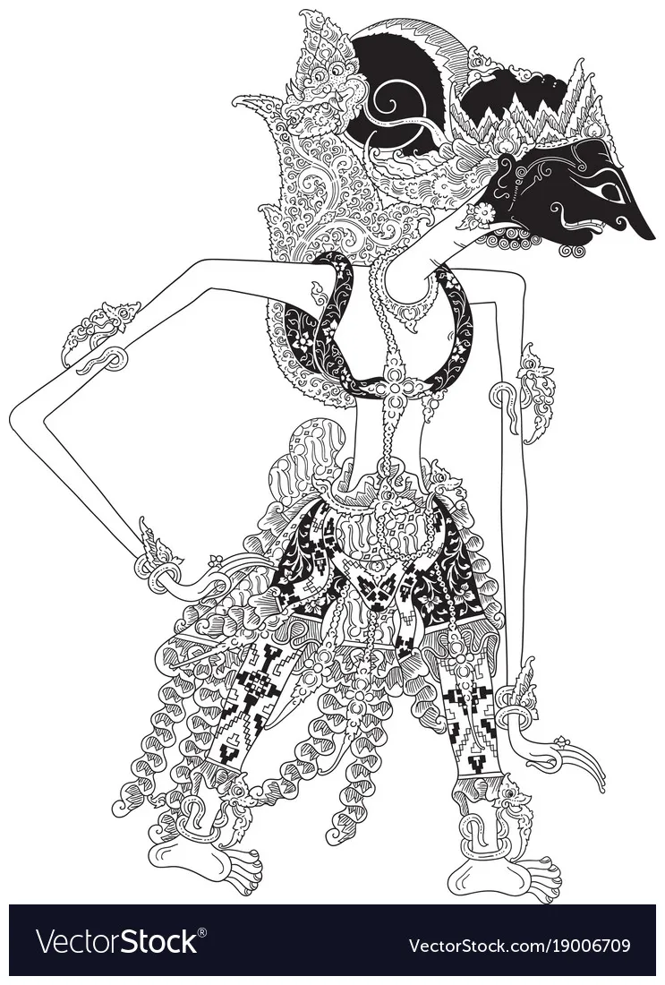 Gambar wayang mewarnai 57+ koleksi gambar