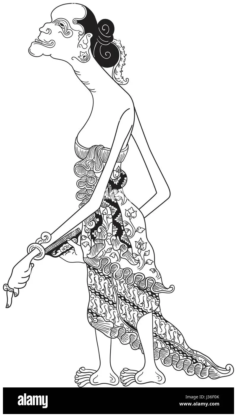 Mewarnai gambar wayang 55+ koleksi gambar