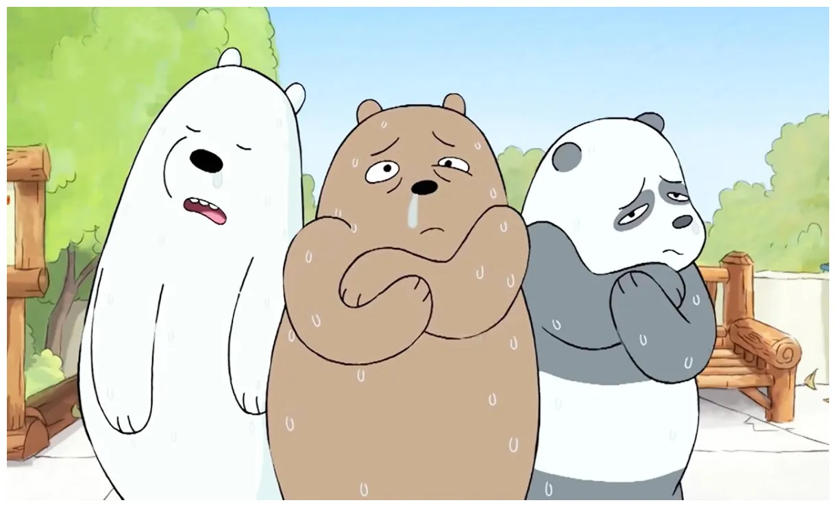 Gambar Mewarnai We Bare Bears Cartoon Panda Wallpaper Bear Kartun - Riset