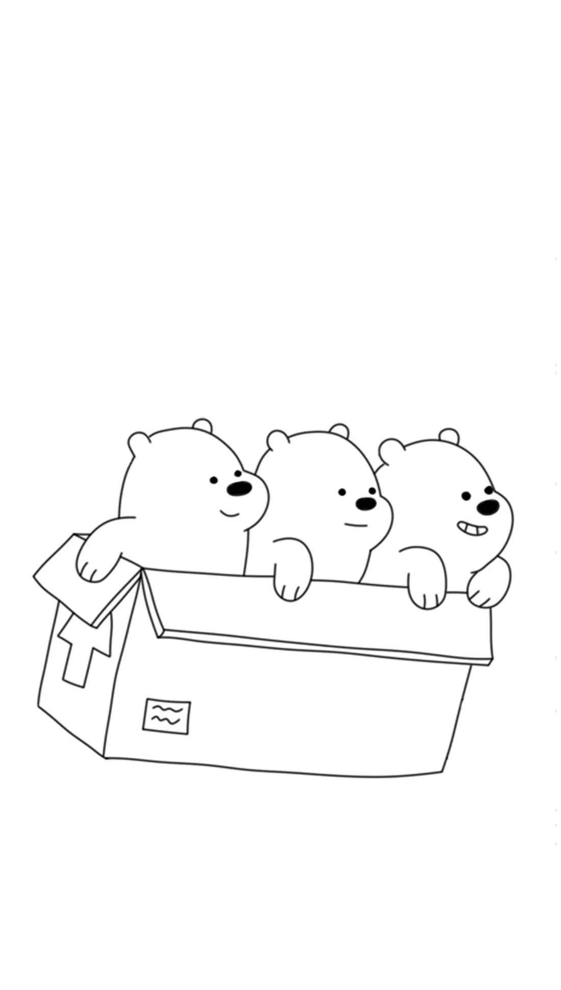 Bare bears coloring pages